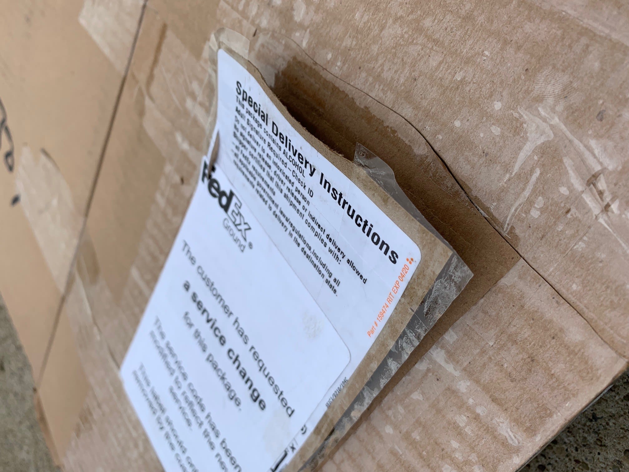 Box label