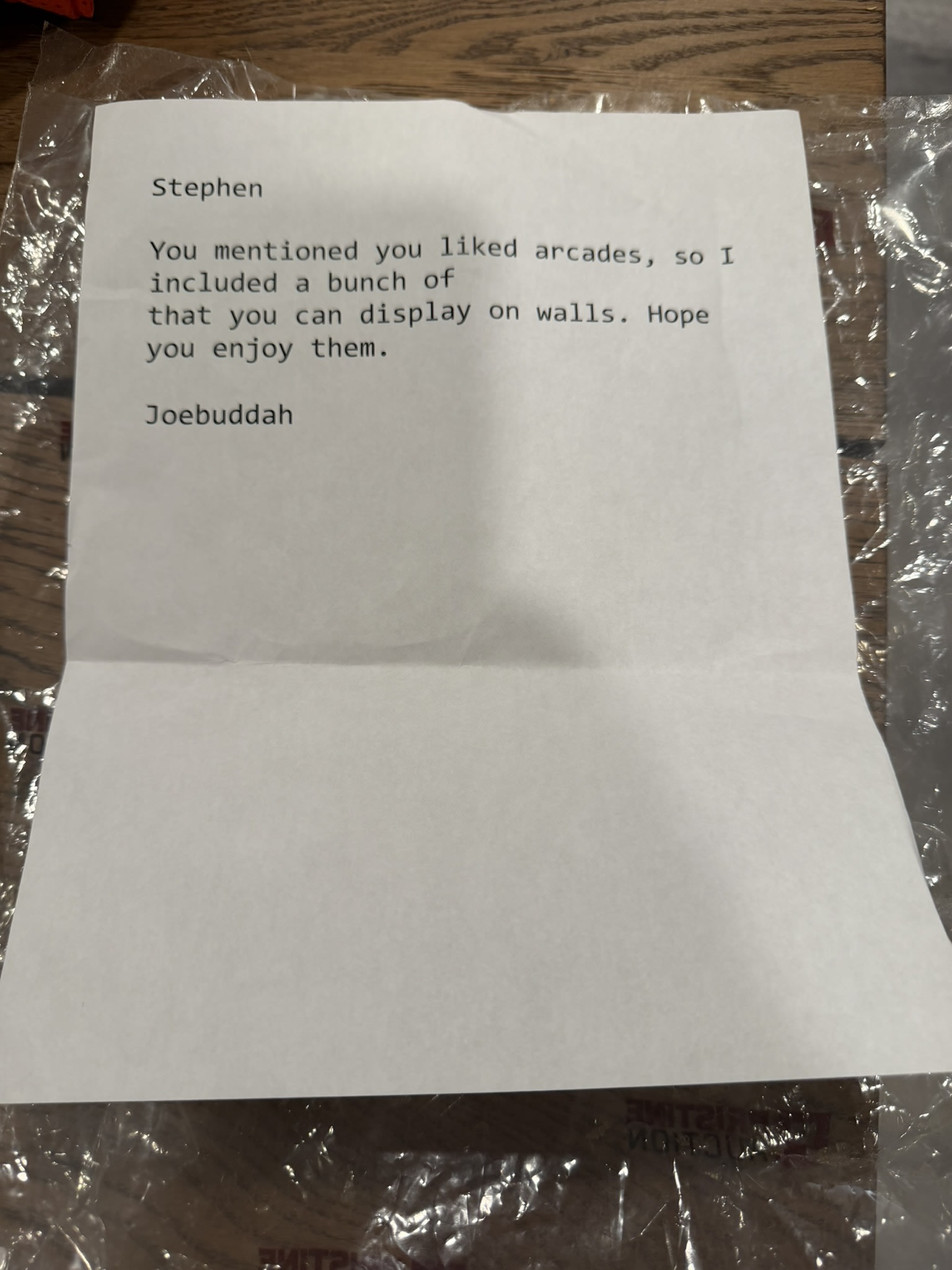 letter