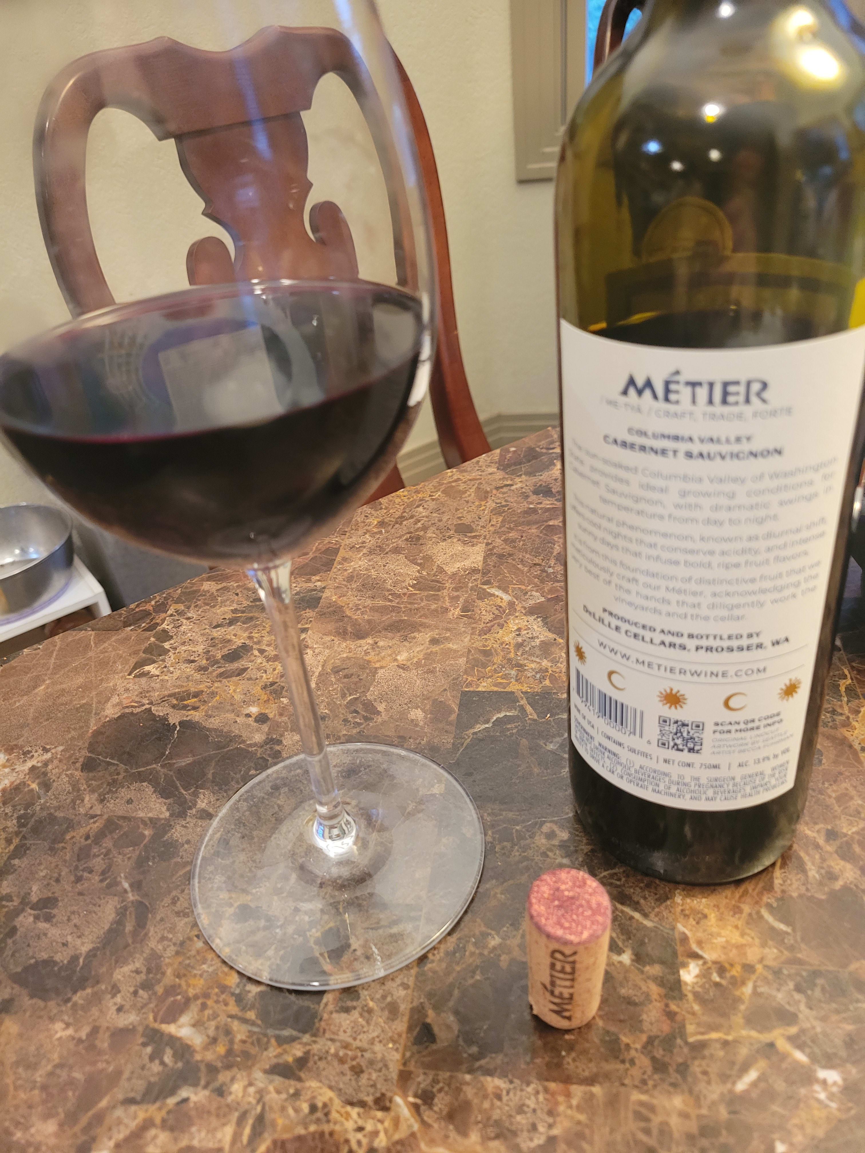 glass and bottle