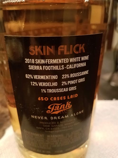 back label