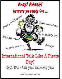 talk like a pirate day
