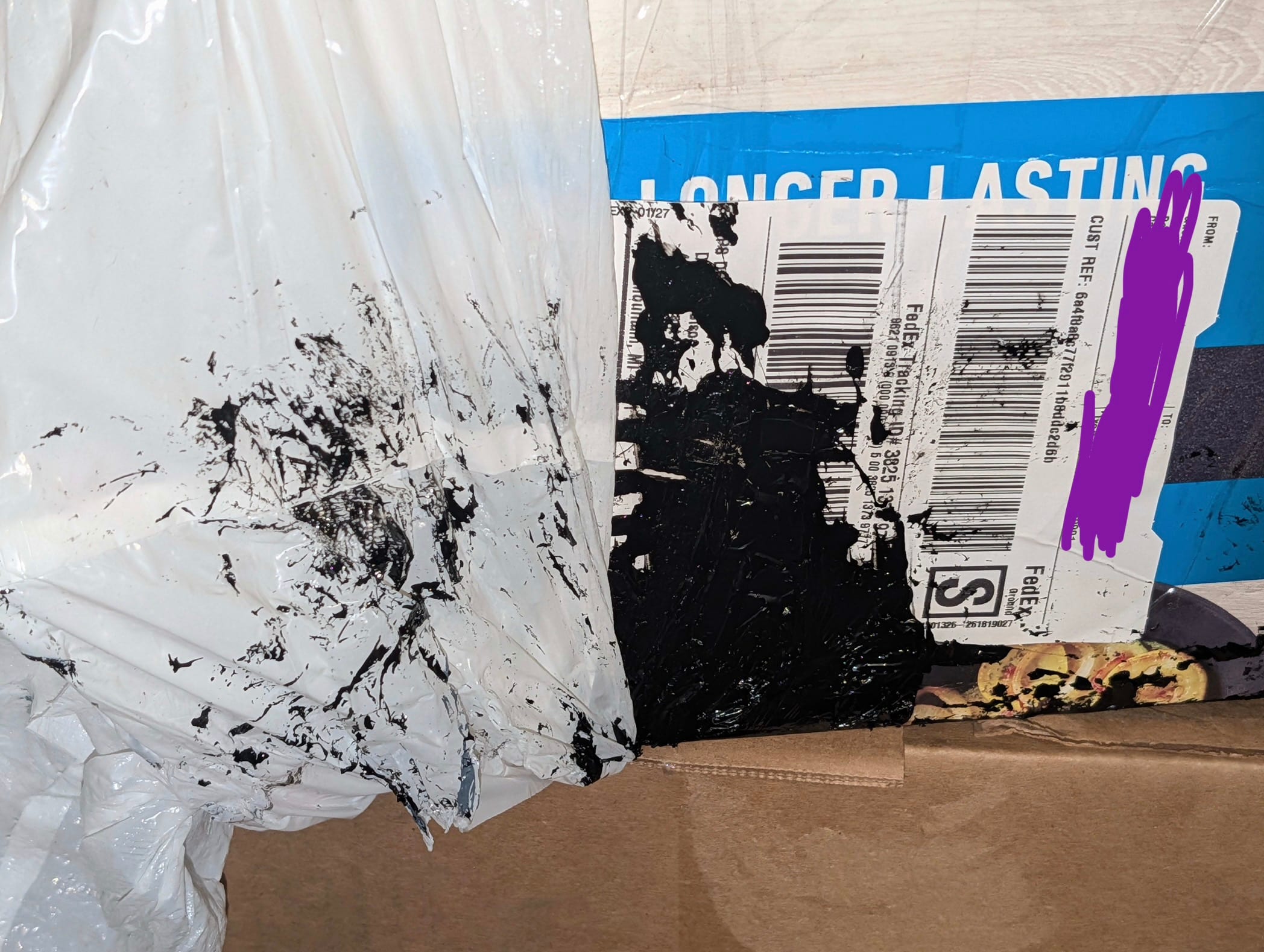 painted label