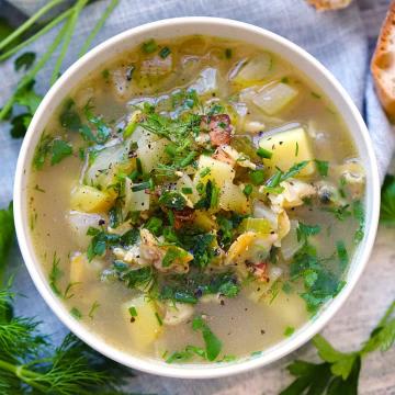 r.i. clam chowder