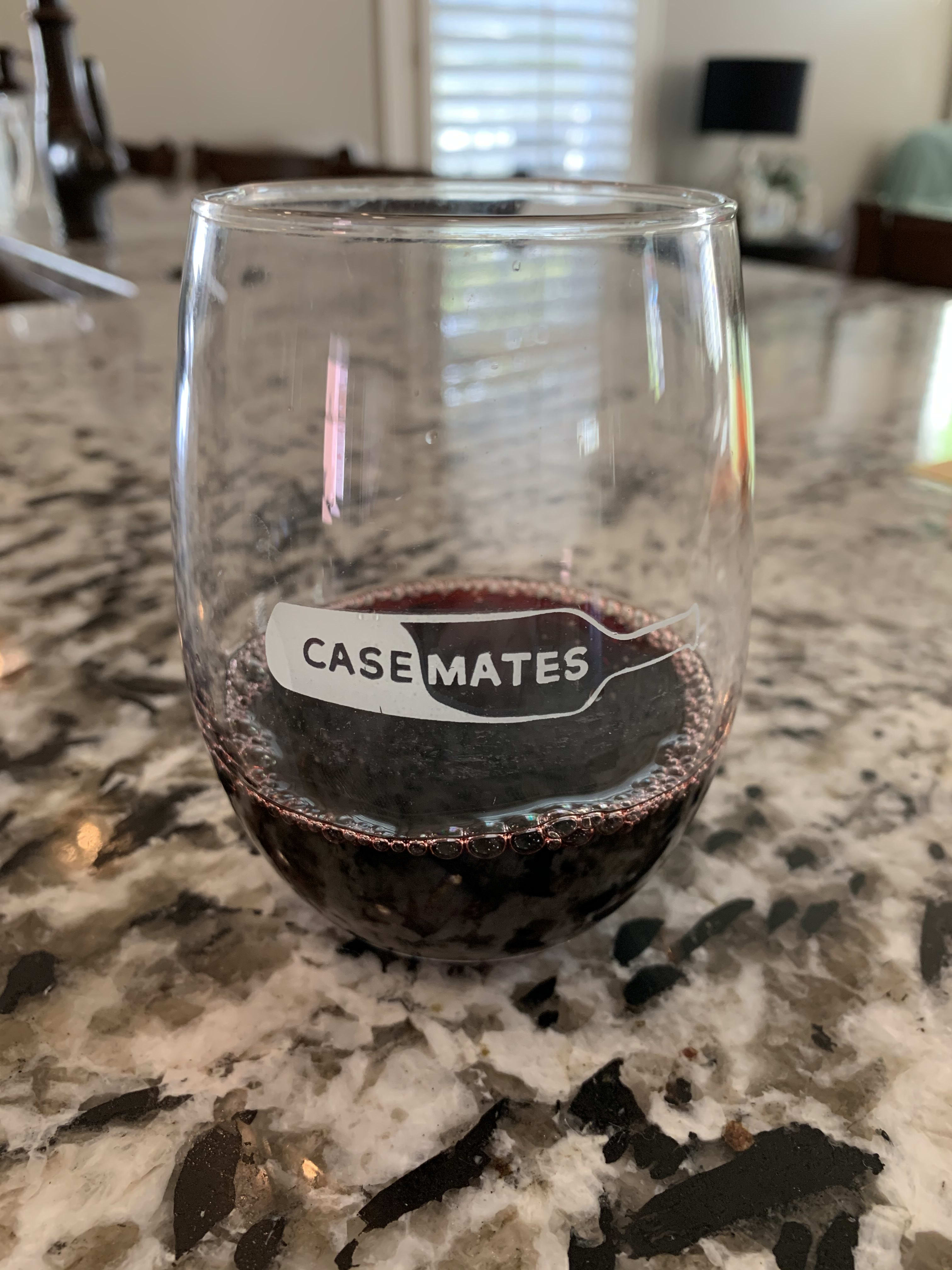 The glass