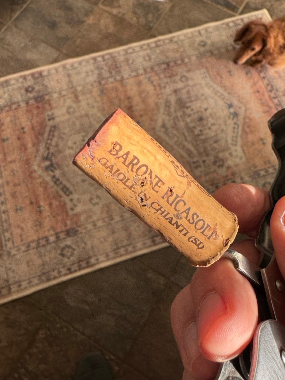 2014 Barone Ricasoli Brolio Chianti Classico Riserva cork