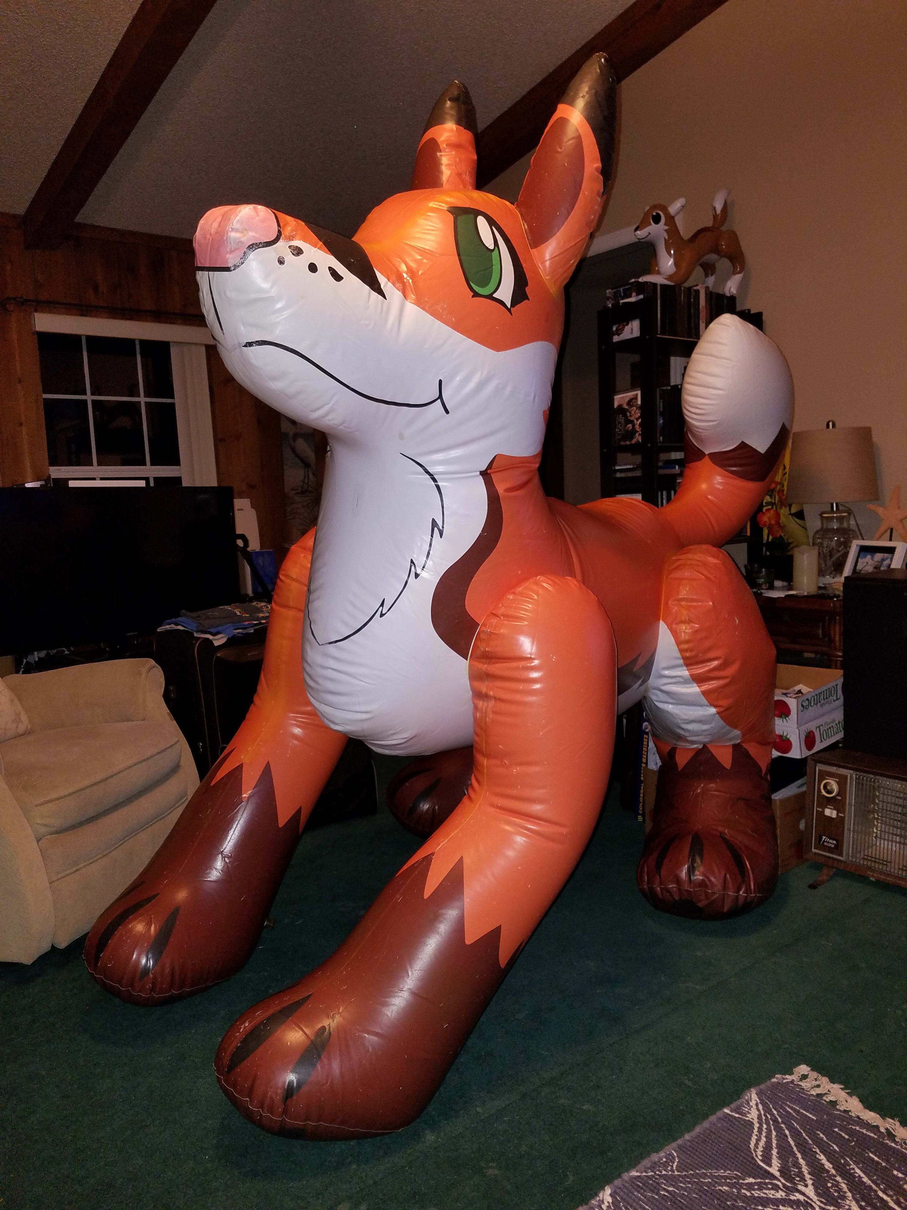 Being repaired in the living room