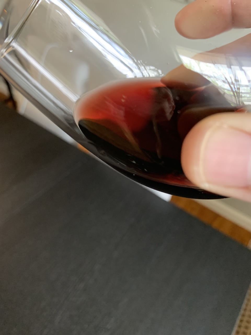 Amarone in glass