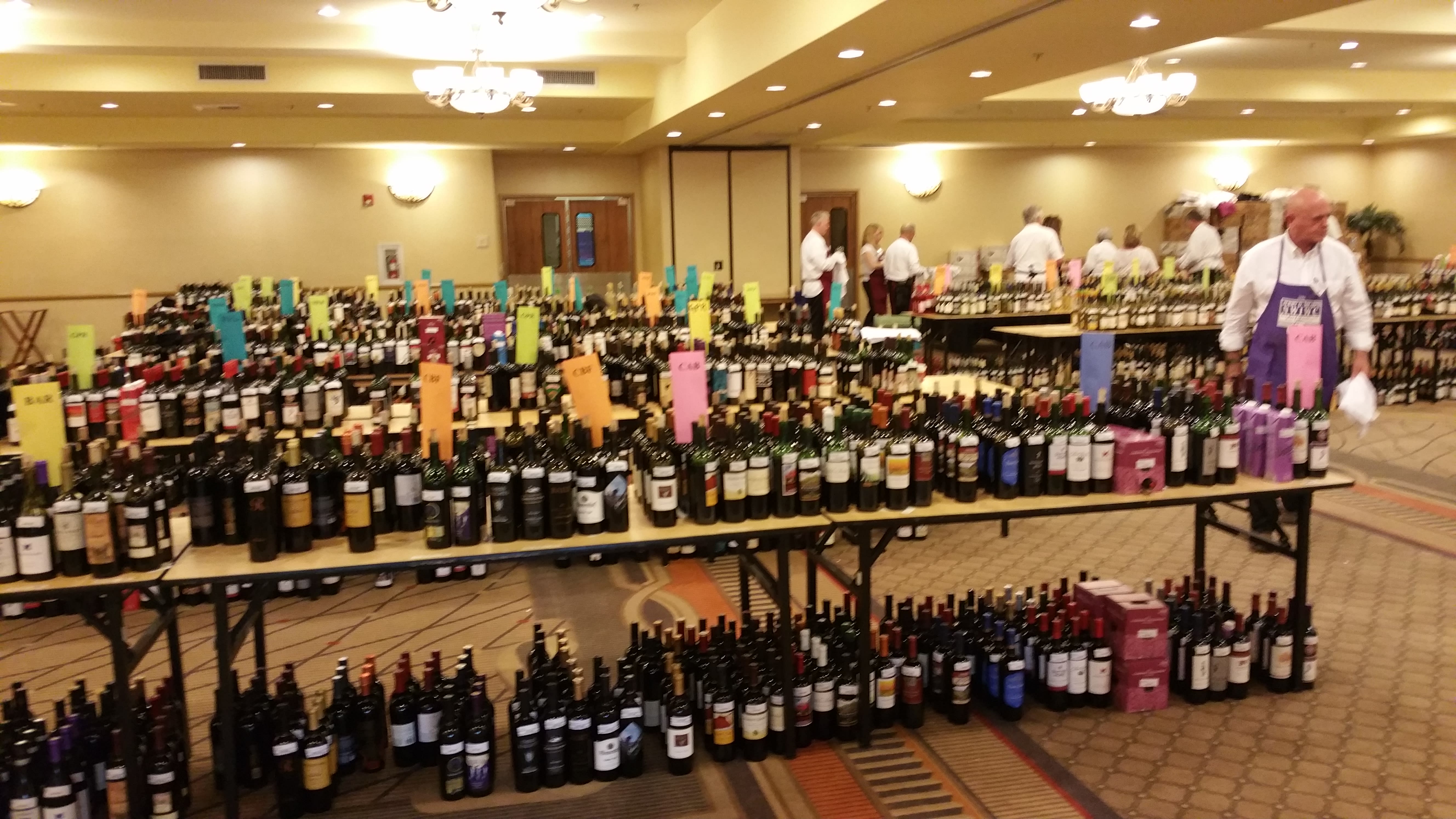 Wine Bottles used in Judging
