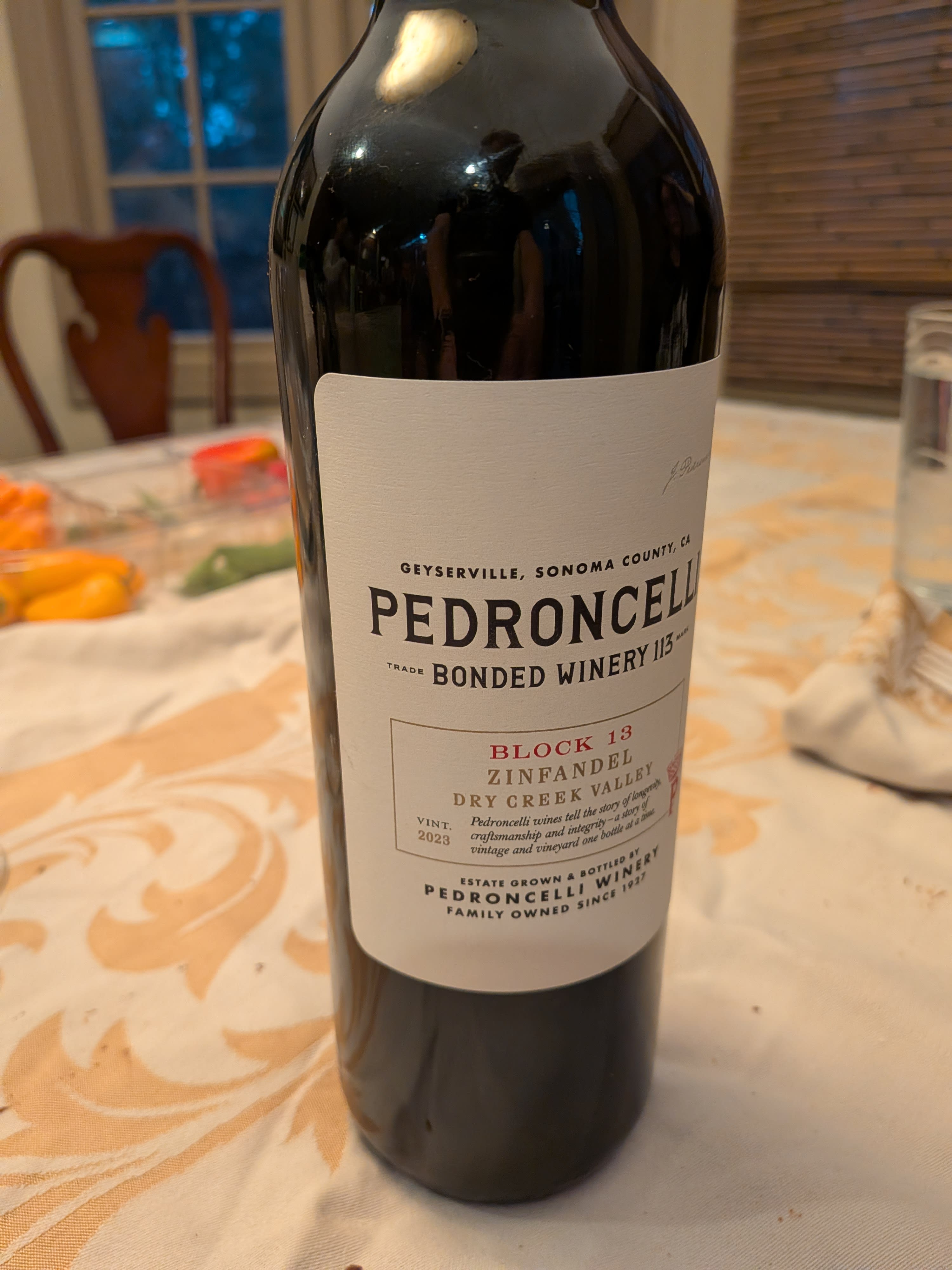 front label