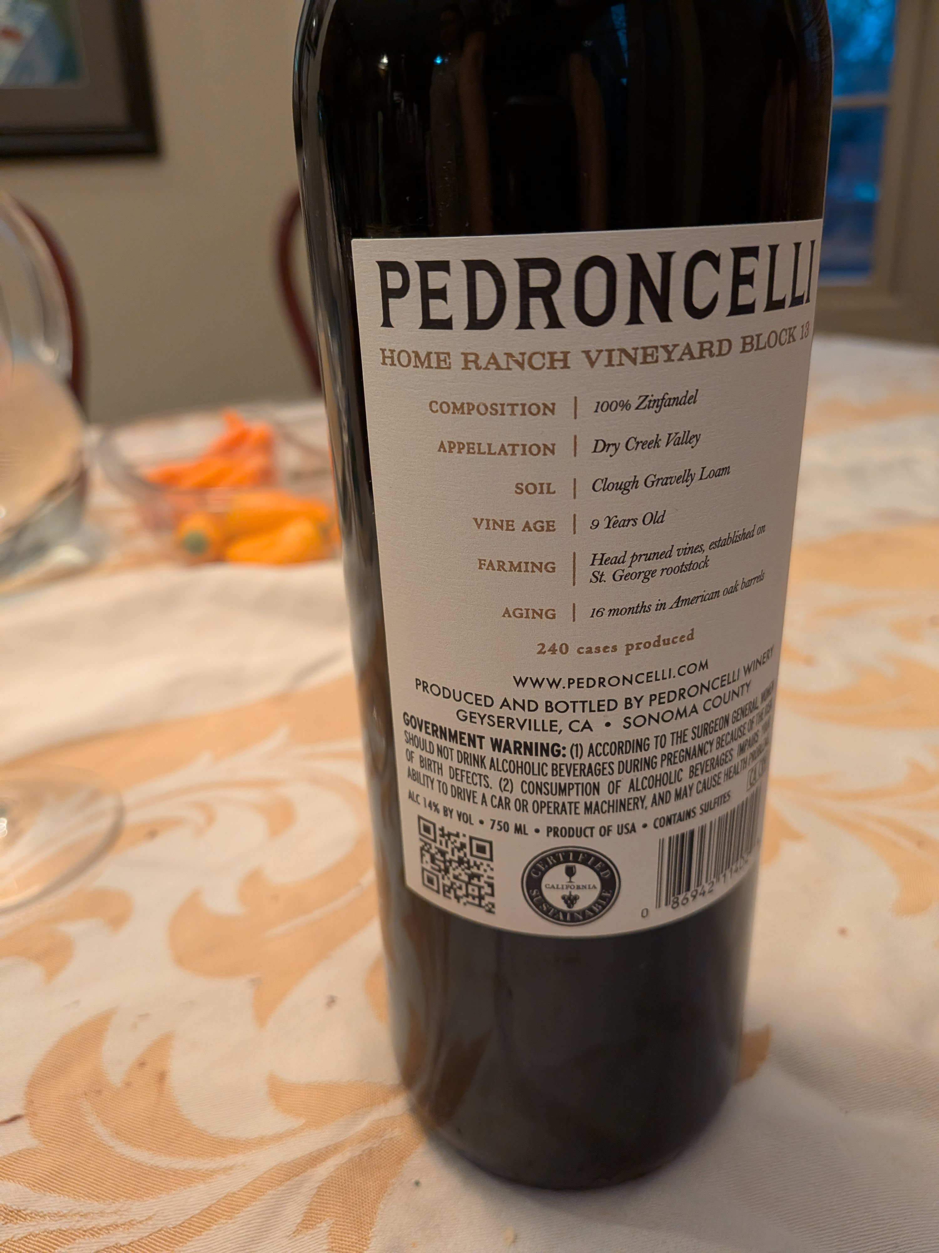 back label