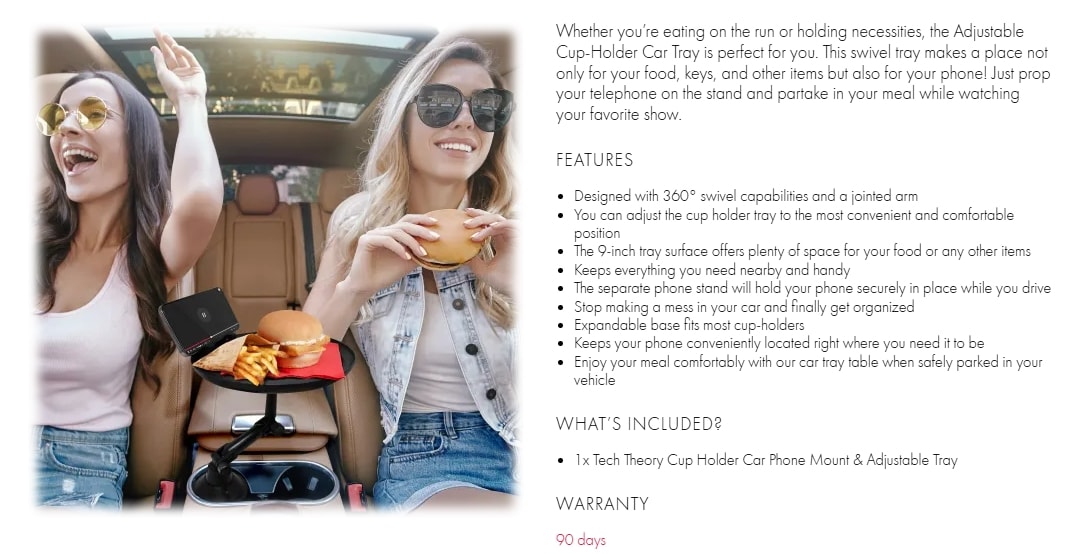 car tray