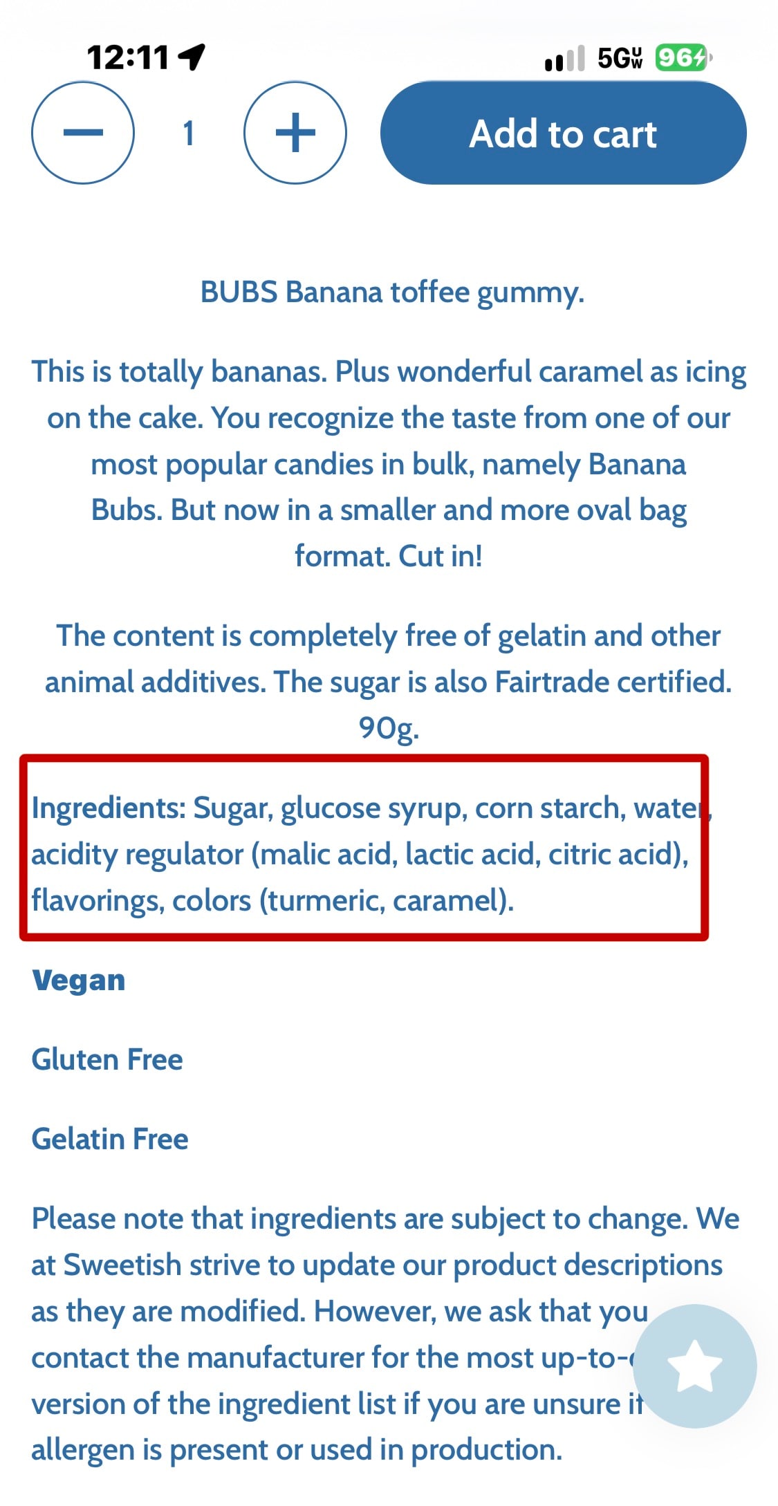 ingredients