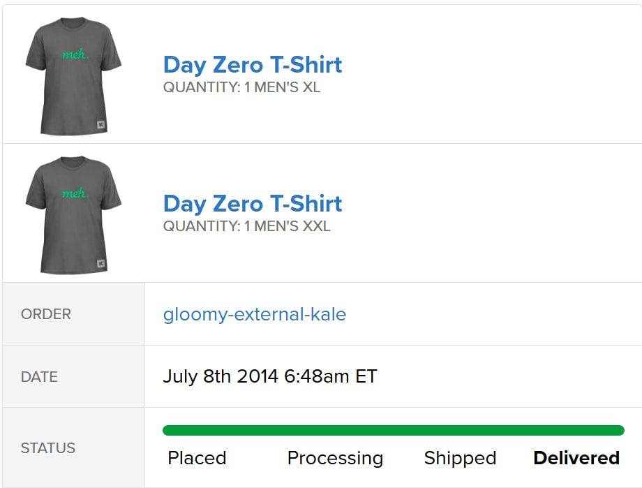 day zero shirts