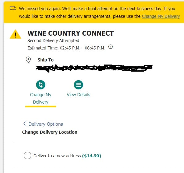 UPS fee