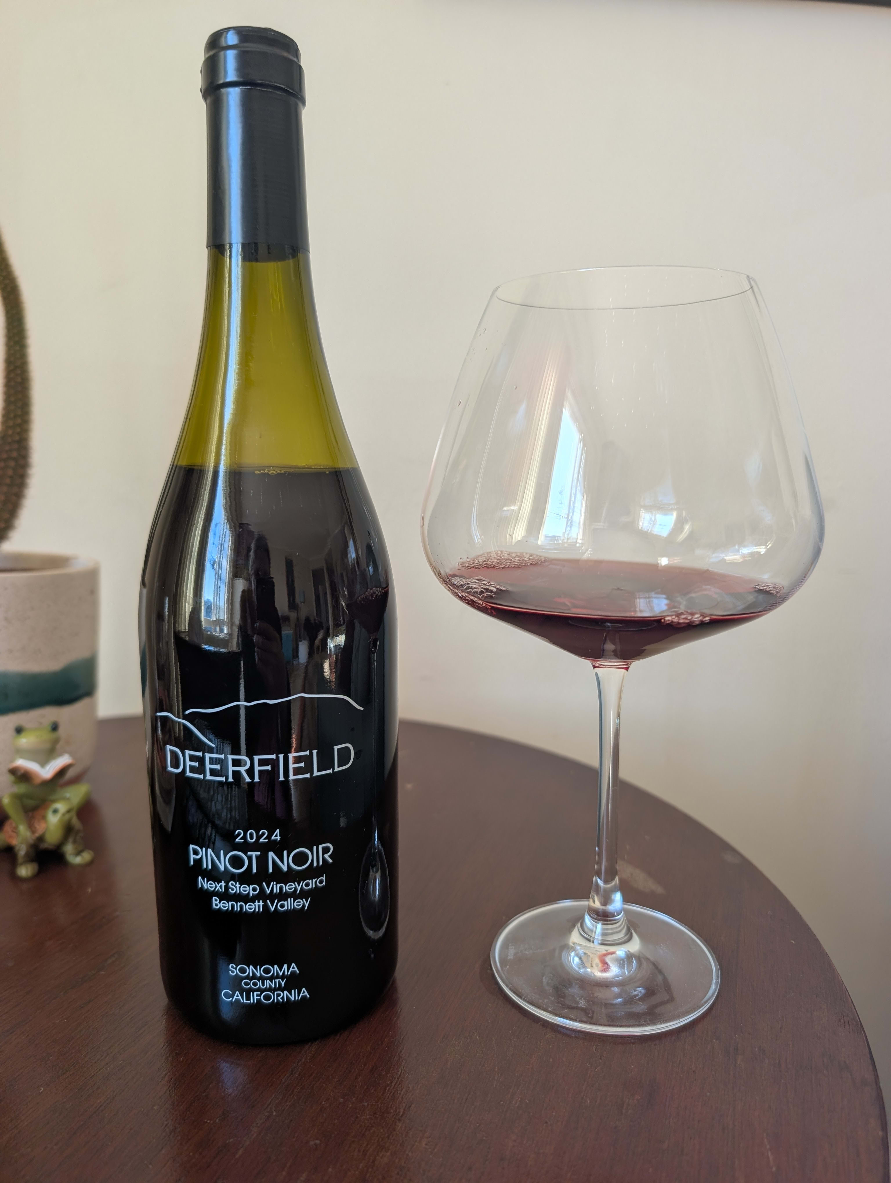 the wine and the wine bottle