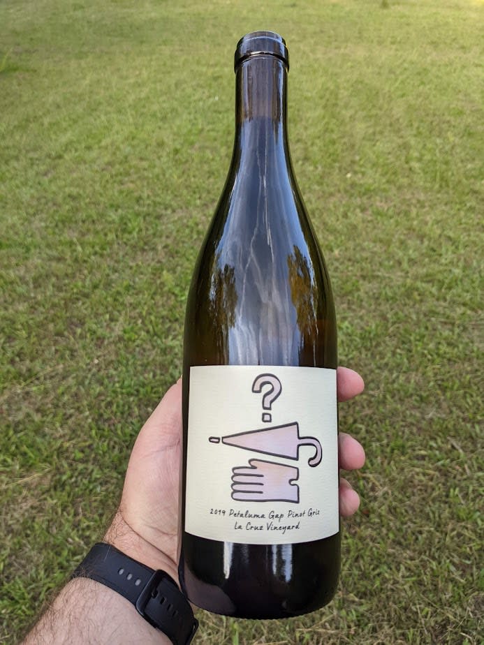 Bottle of Petaluma Gap Pinot Gris