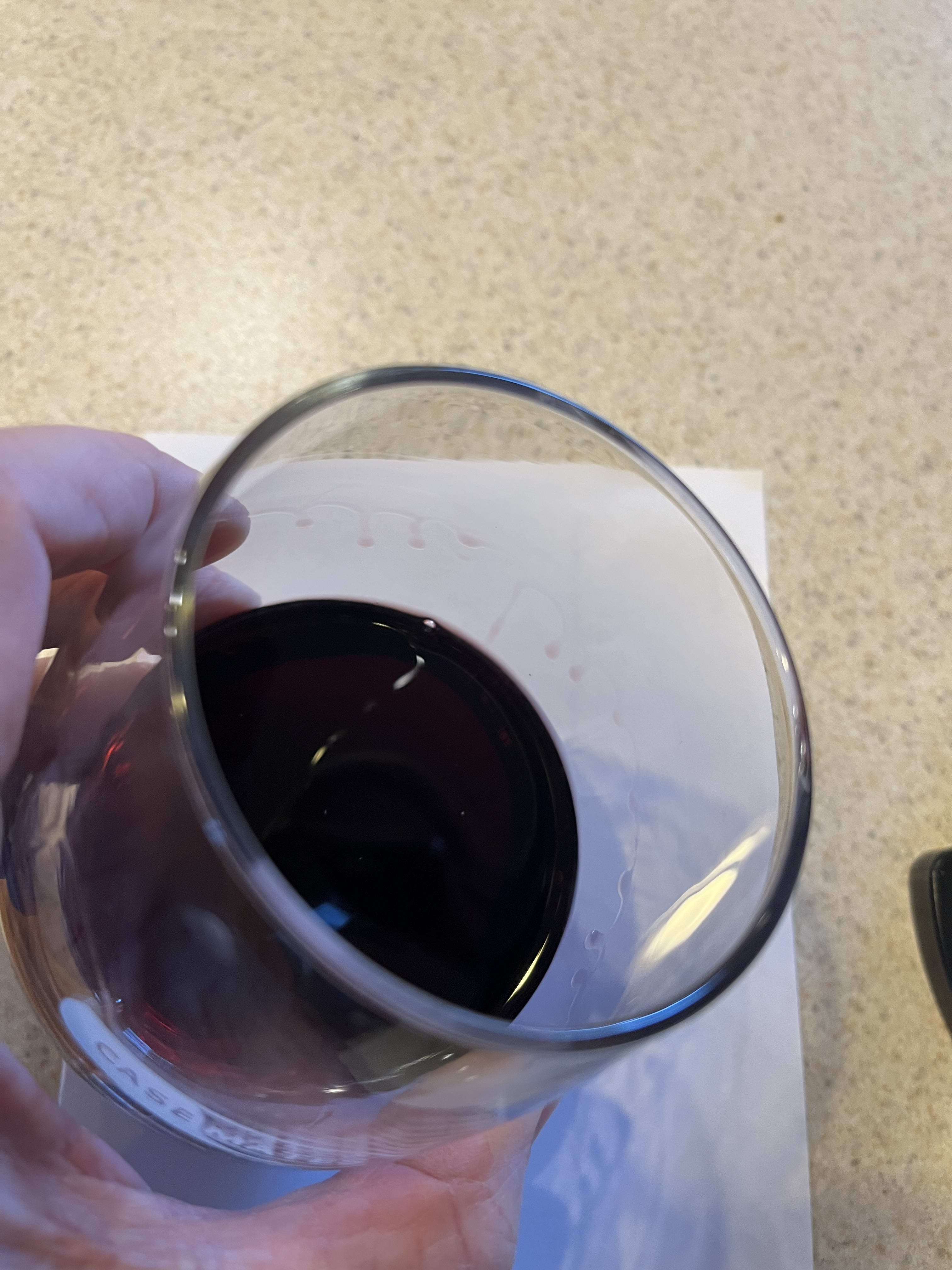first pour