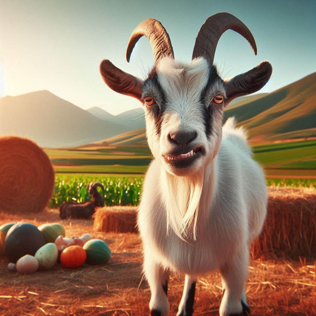 awkward goat