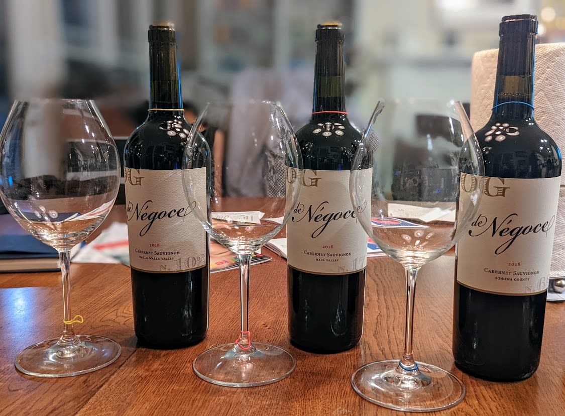 Wines to taste.