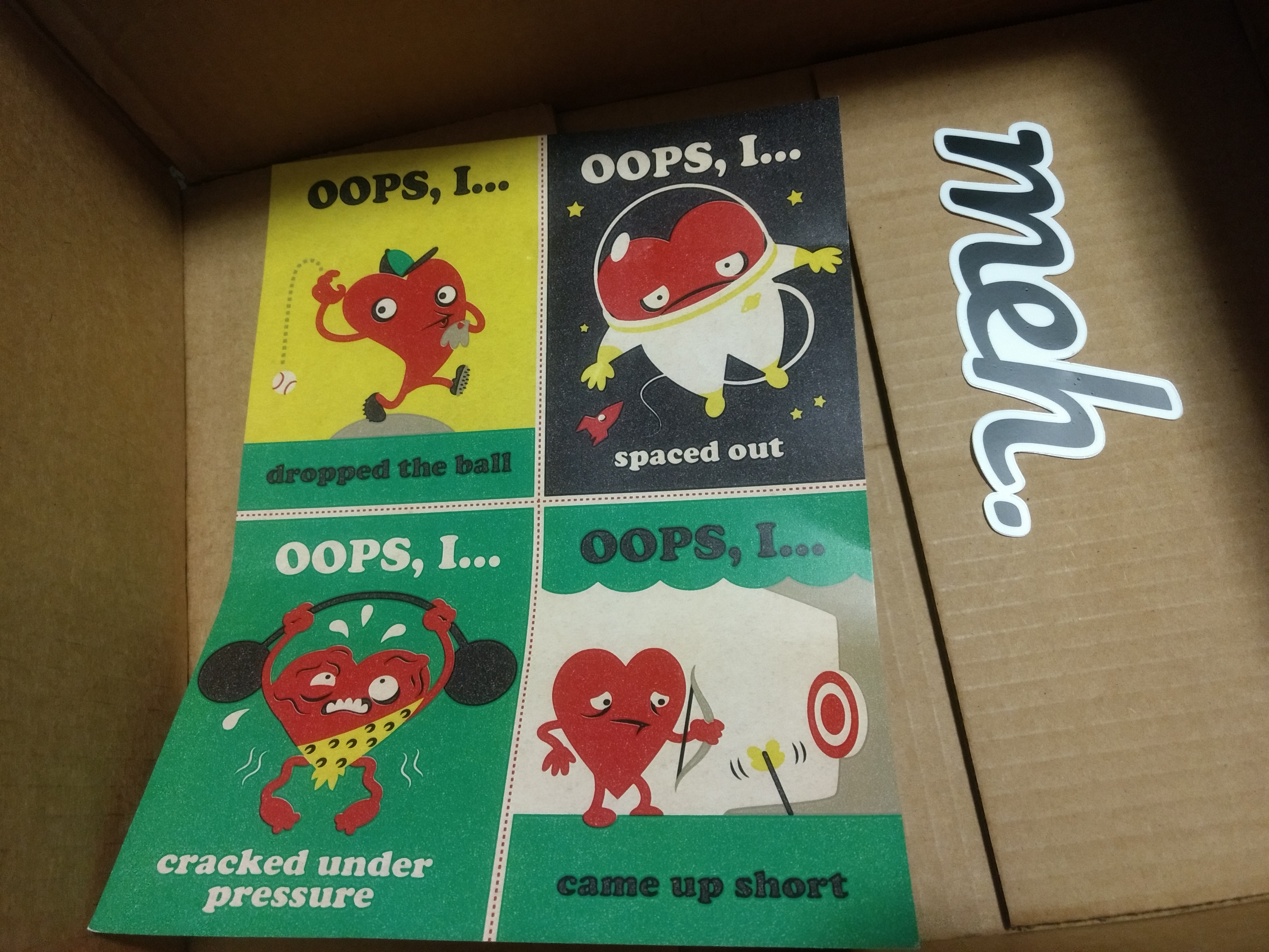 cards and sticker