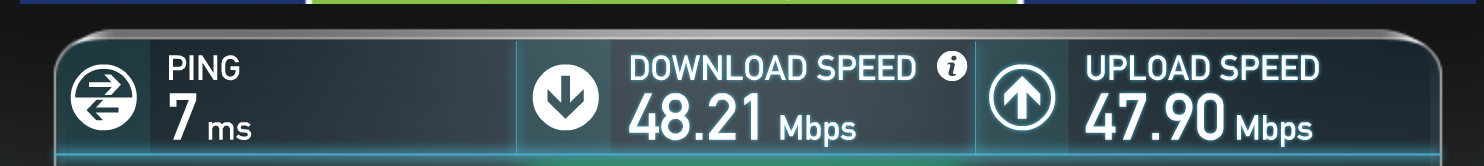 my speedtest