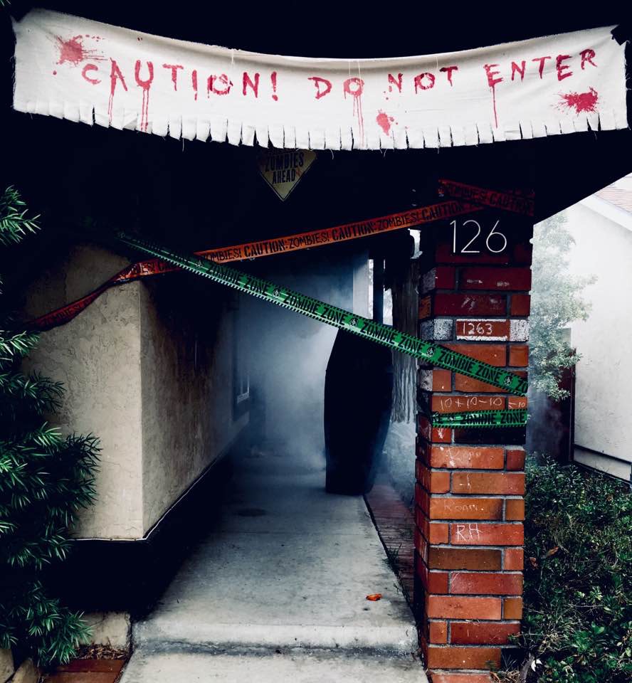 here is my front door. Sort of.