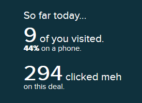 9 visitors 294 mehs?!