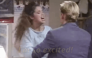 Too excited