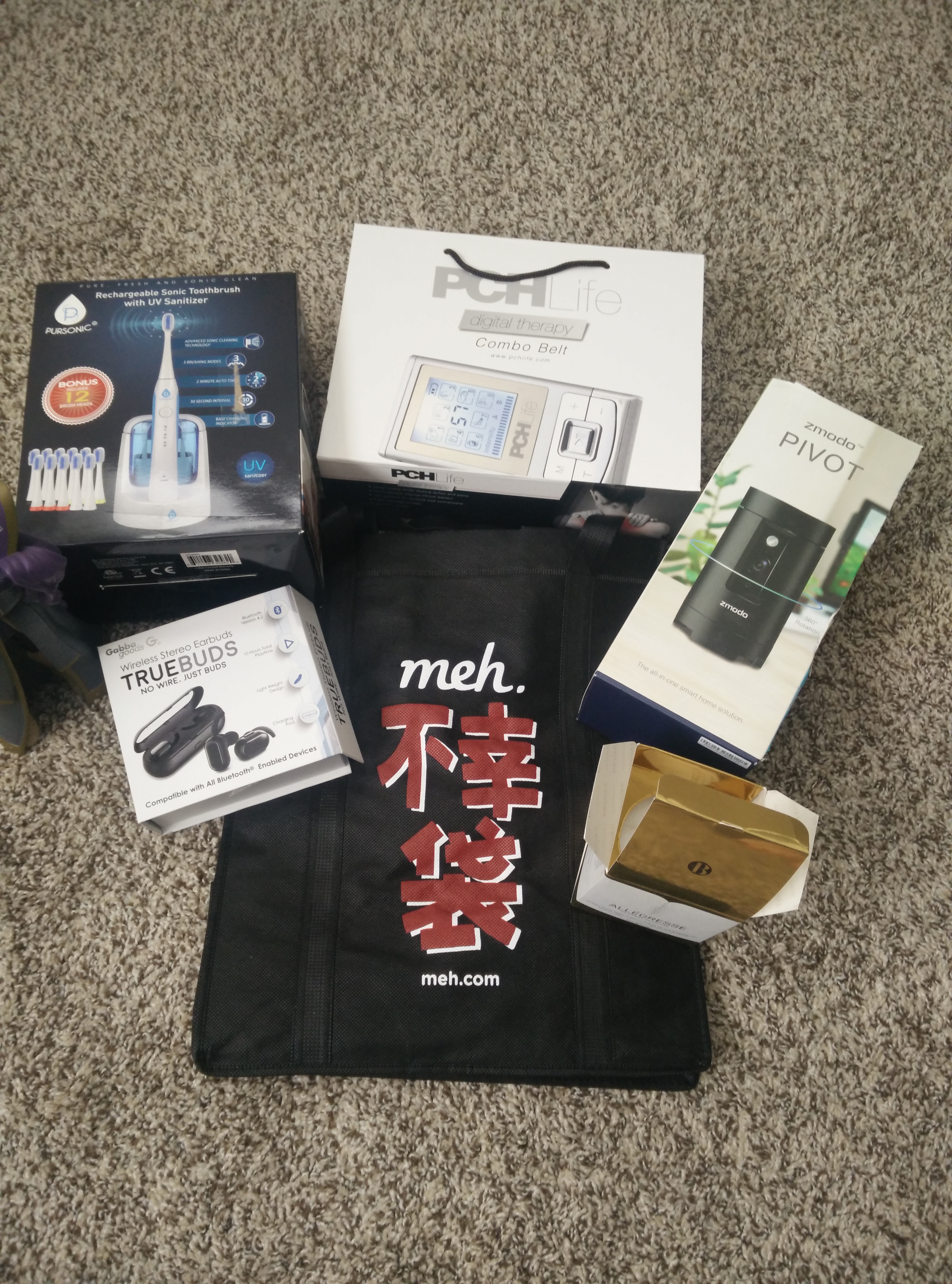 Goods on the floor