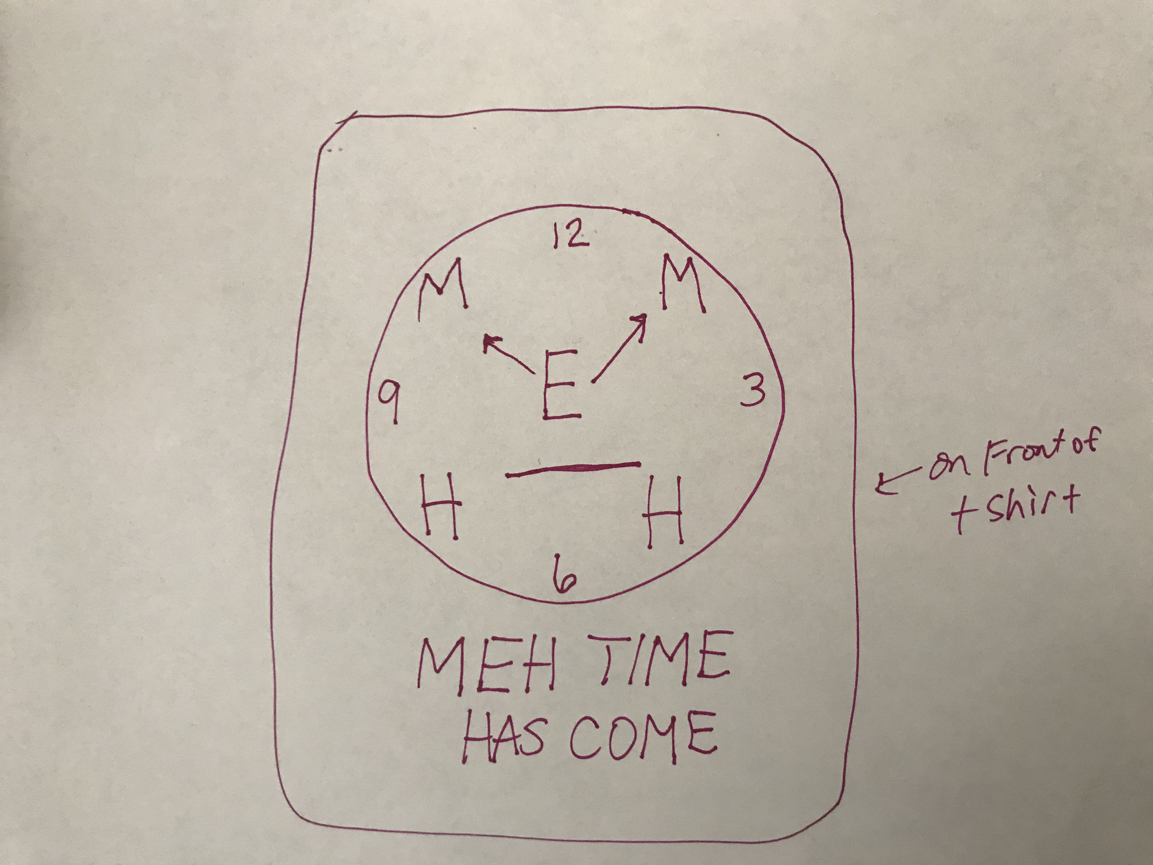 meh time has come 