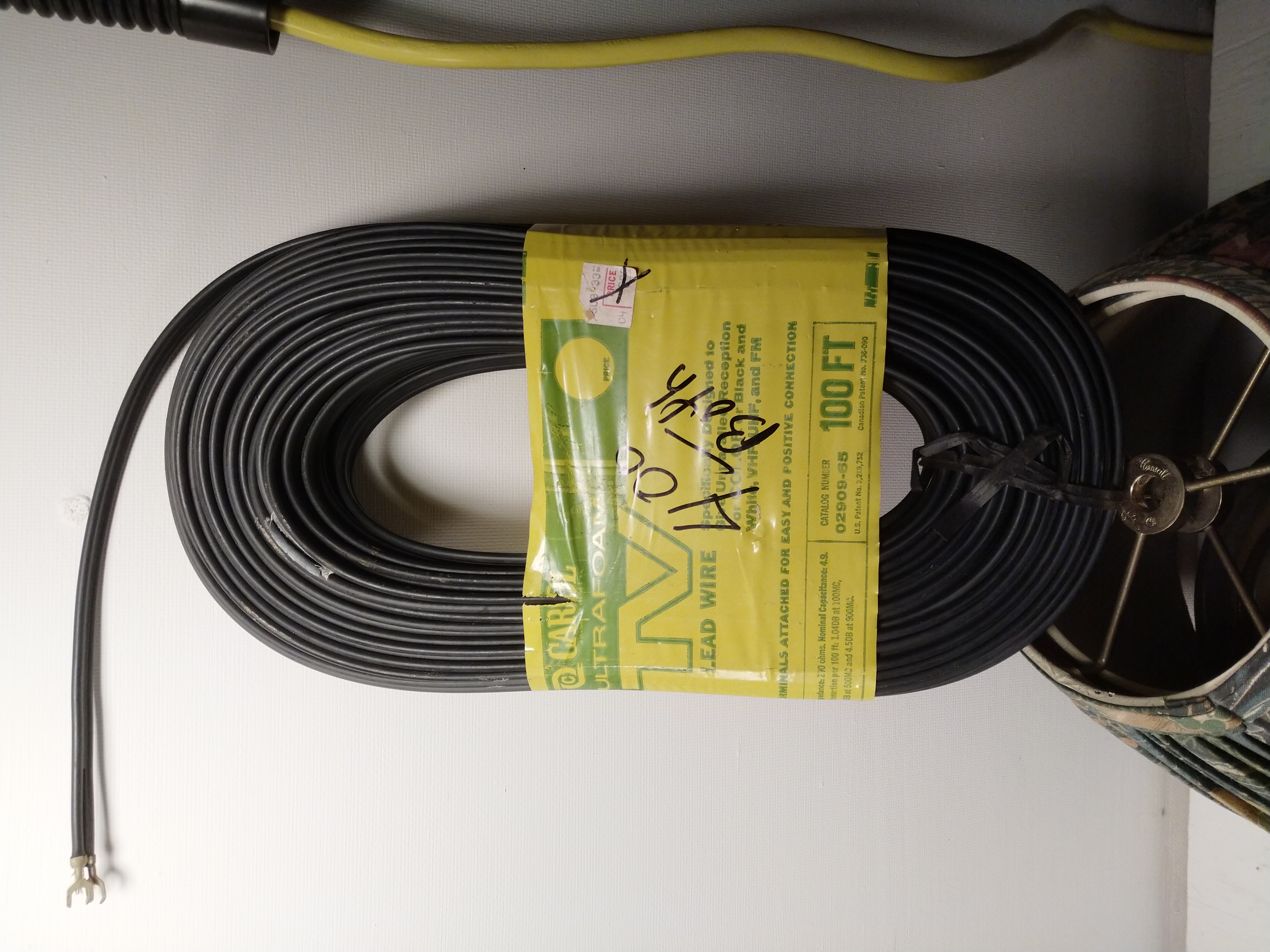 100' 300 ohm twin lead